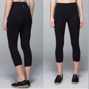 Lululemon Crop Fold Over 21” inseam
